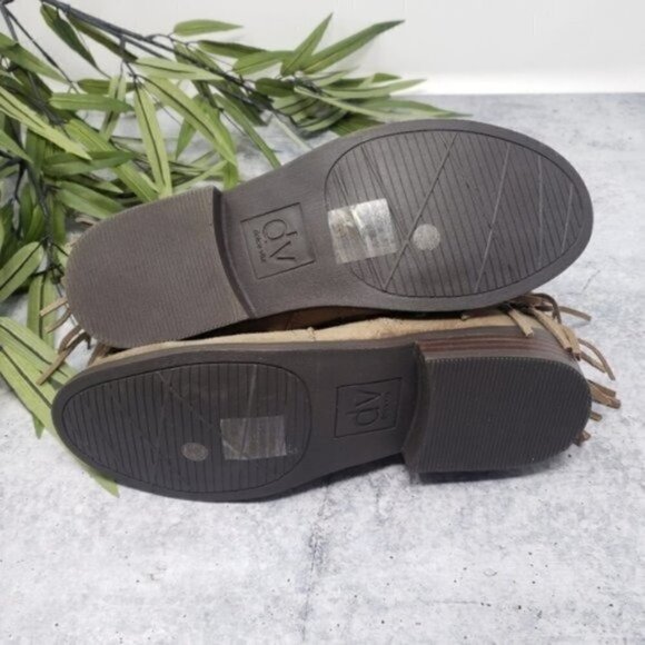 New DV Dolce Vita | Fisher Fringe Ankle Booties Size 5 - Picture 4 of 8